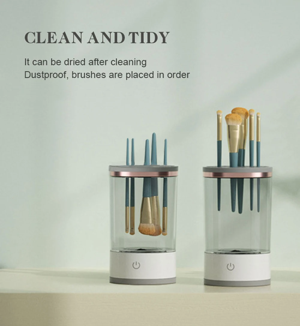 Automatic Brush Cleaner Electric Makeup Brush Cleaning Machine Fast